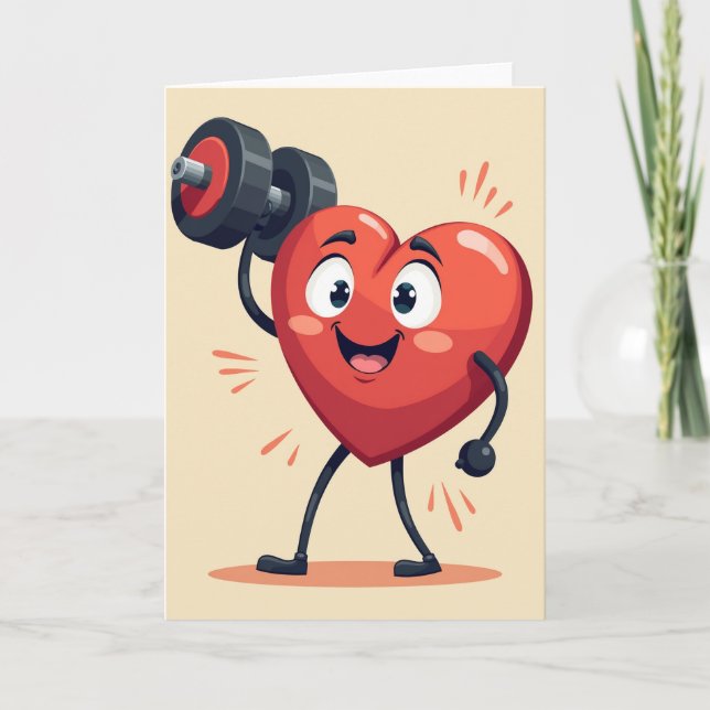 Tarjeta Heartfelt Fitness Fun Card (Anverso)