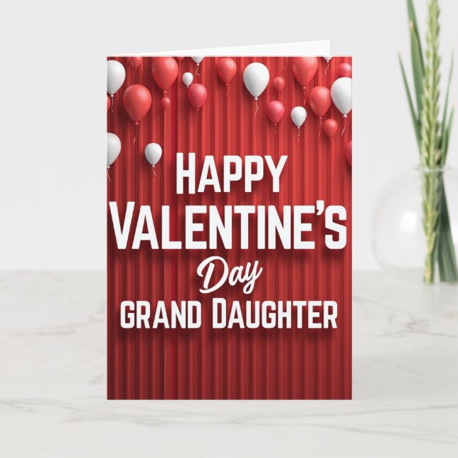 Tarjeta Heartfelt Granddaughter Card (Anverso)