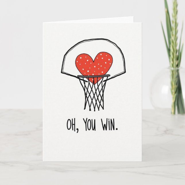 Tarjeta Heartfelt Minimalist Win Card (Anverso)