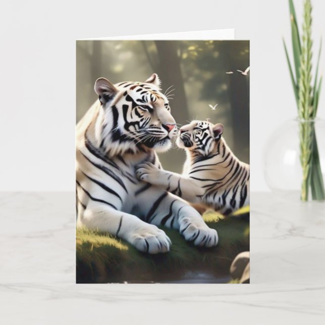 Tarjeta Heartfelt Tiger Moments – Greeting Card (Anverso)