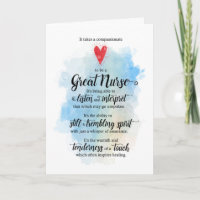 Heartfelt Typographic Watercolor Nurses Day