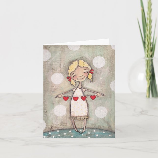 Tarjeta Heartstrings - Notecards en blanco (Anverso)
