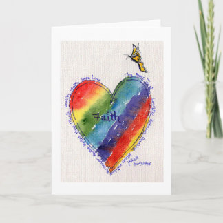 Tarjeta Heartwishes con la mariposa amarilla