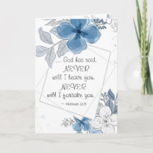 Hebreos 13:5 NUNCA te dejaré