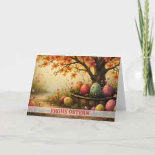 Tarjeta Hechizo de flores primaverales con esplendor de hu