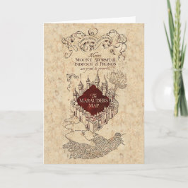 Tarjeta Hechizo de Harry Potter | Mapa del Merodeador
