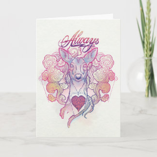 Tarjeta Hechizo de Harry Potter | "Siempre" Doe Patronus