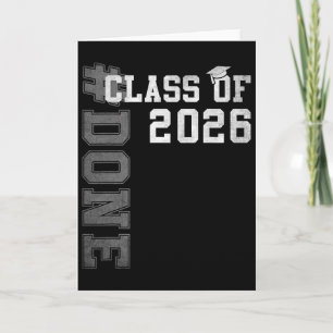 Tarjeta #hecho Cl De 2026 Graduado Senior Graduación 2026