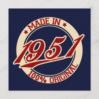 Tarjeta Hecho En 1951