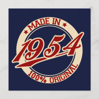 Tarjeta Hecho En 1954