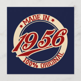 Tarjeta Hecho En 1956