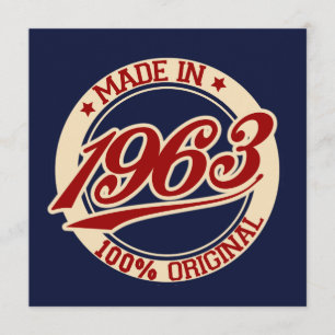 Tarjeta Hecho En 1963