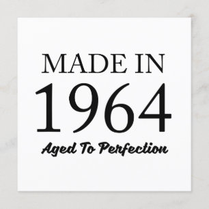Tarjeta Hecho en 1964