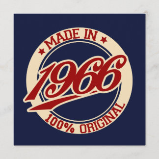 Tarjeta Hecho En 1966