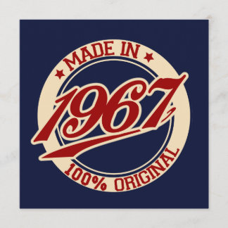 Tarjeta Hecho En 1967