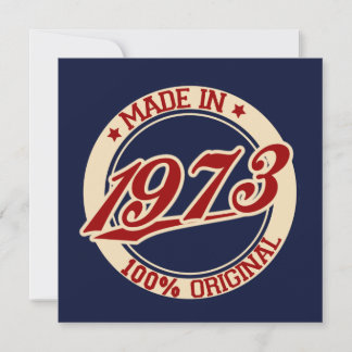 Tarjeta Hecho En 1973