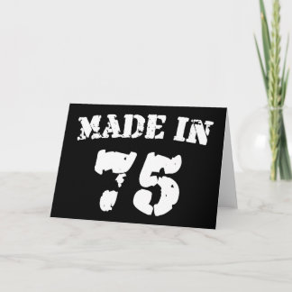 Tarjeta Hecho En 1975