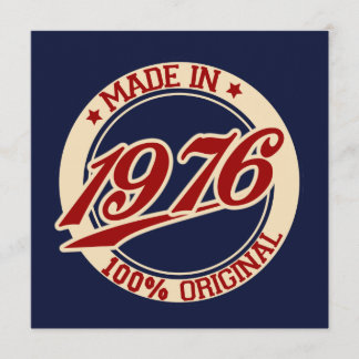 Tarjeta Hecho En 1976