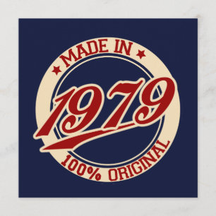 Tarjeta Hecho En 1979