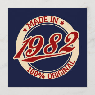 Tarjeta Hecho En 1982