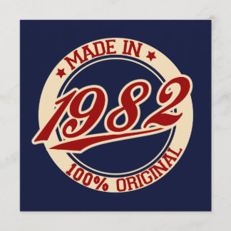 Tarjeta Hecho En 1982