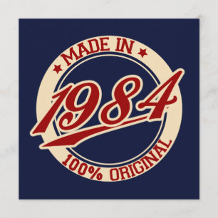 Tarjeta Hecho En 1984