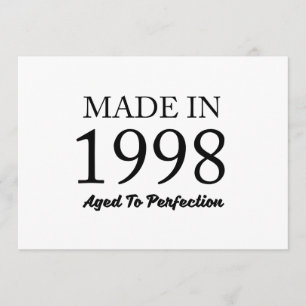 Tarjeta Hecho en 1998