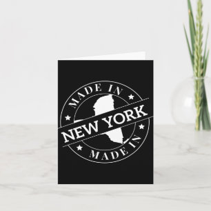 Tarjeta Hecho En Nueva York