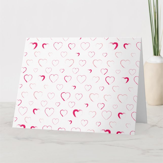 Tarjeta Hecho para ti mi corazón (Anverso)