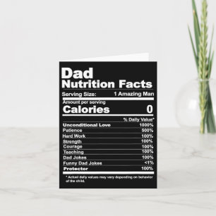 Tarjeta Hechos de nutrición