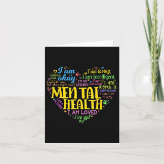 Tarjeta Hechos Psicólogo Consciente de la Salud Mental en 
