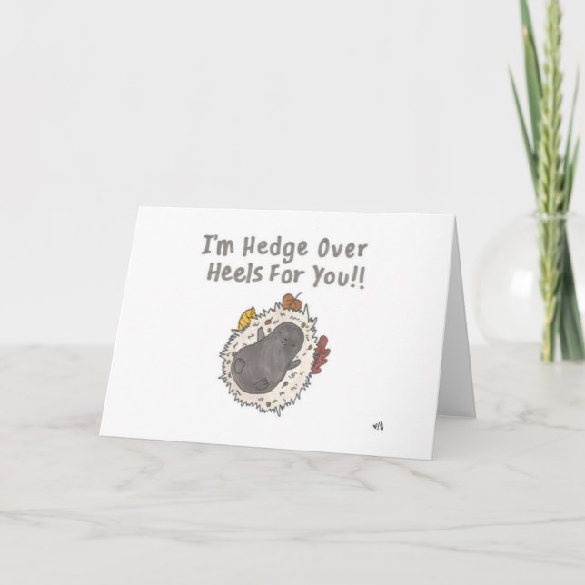 Tarjeta Hedge Hog (Anverso)