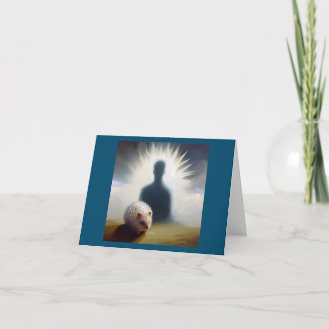 Tarjeta Hedgehog 3 de Espíritu Animal (Anverso)