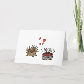 Tarjeta Hedgehog - erizo