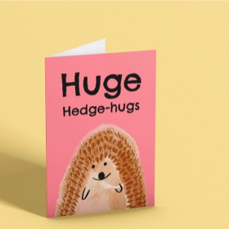 Tarjeta Hedgehog Ponte Bien