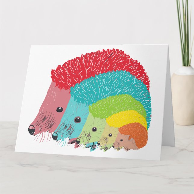 Tarjeta Hedgehogs (Anverso)