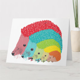 Tarjeta Hedgehogs