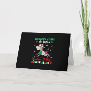 Tarjeta HEEHAW El Burro de Navidad Regalos para Amantes
