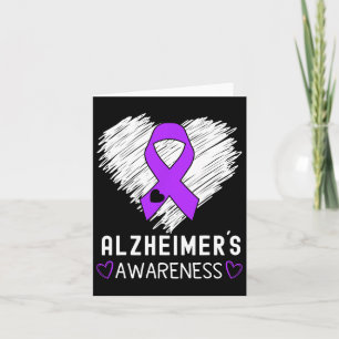 Tarjeta Heimerheimer Cinta púrpura Dementia Heimerheimer