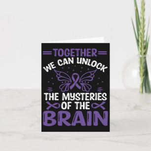 Tarjeta Heimerheimer Lesiones Cerebrales Diseño Purple Hei