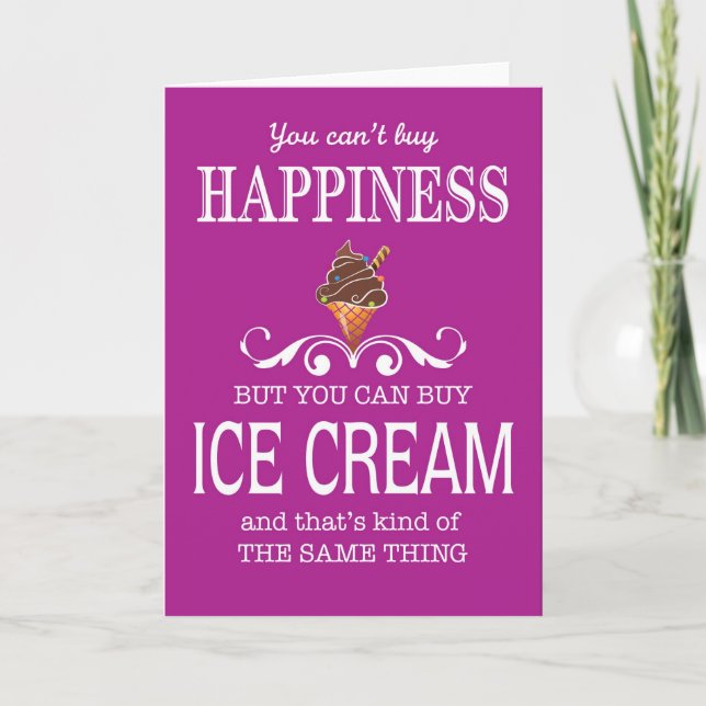 Tarjeta Helado (Anverso)