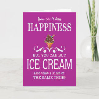 Tarjeta Helado