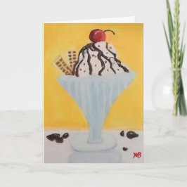 Tarjeta Helado Sundae