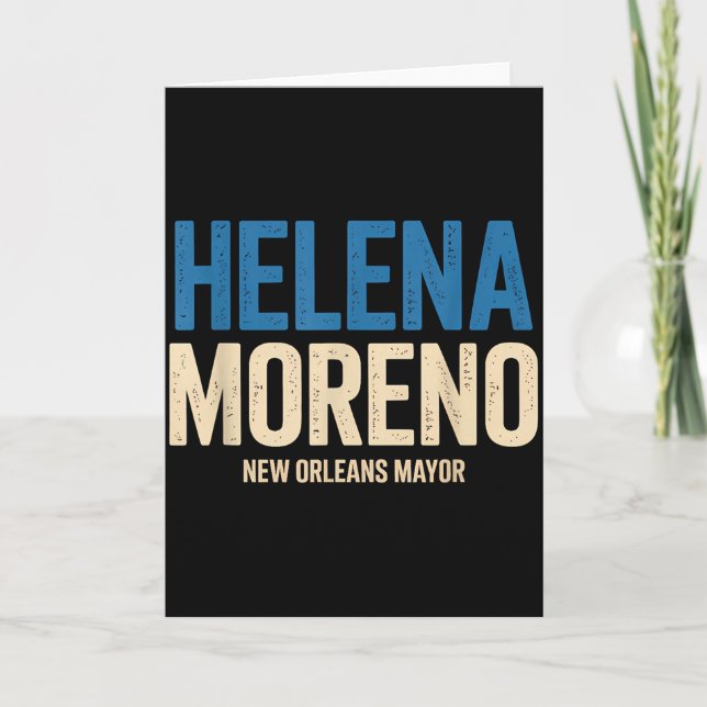 Tarjeta Helena Moreno New Orleans Mayor  (Anverso)