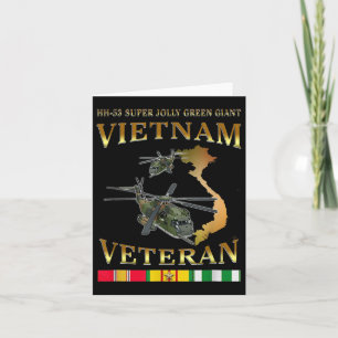 Tarjeta Helicóptero Gigante Super Jolly Green Vietnam V