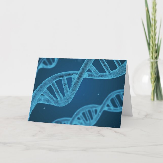 Tarjeta Helix doble de ADN (Anverso)