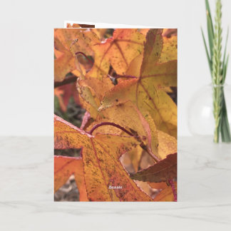 Tarjeta "Hello Fall!" Greeting Card
