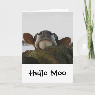 Tarjeta Hello Moo