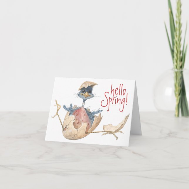 Tarjeta Hello Spring - Card (Anverso)