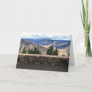Tarjeta Hells Canyon Scenway, OR